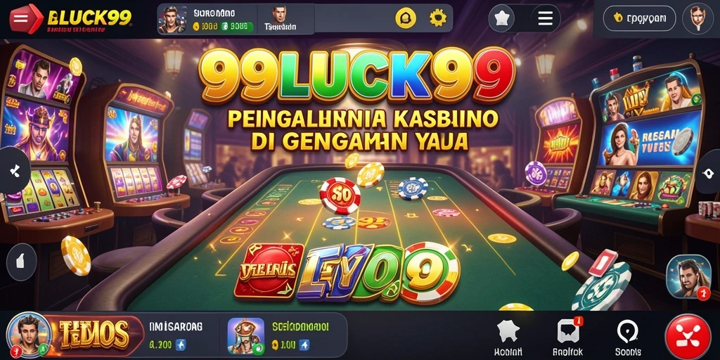 Tampilan gameplay mendebarkan dari 99LUCK99 dengan berbagai permainan kasino.