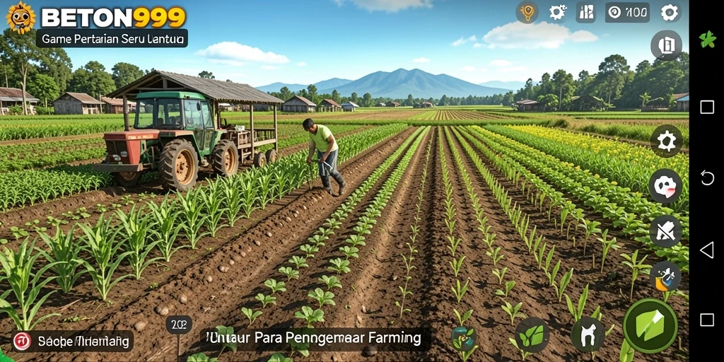 Tampilkan keseruan bertani dalam game BETON999 dengan grafis menawan.