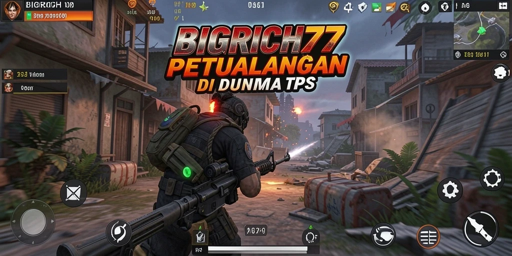 Gameplay seru BIGRICH77 dengan aksi tembak-tembakan yang intens.