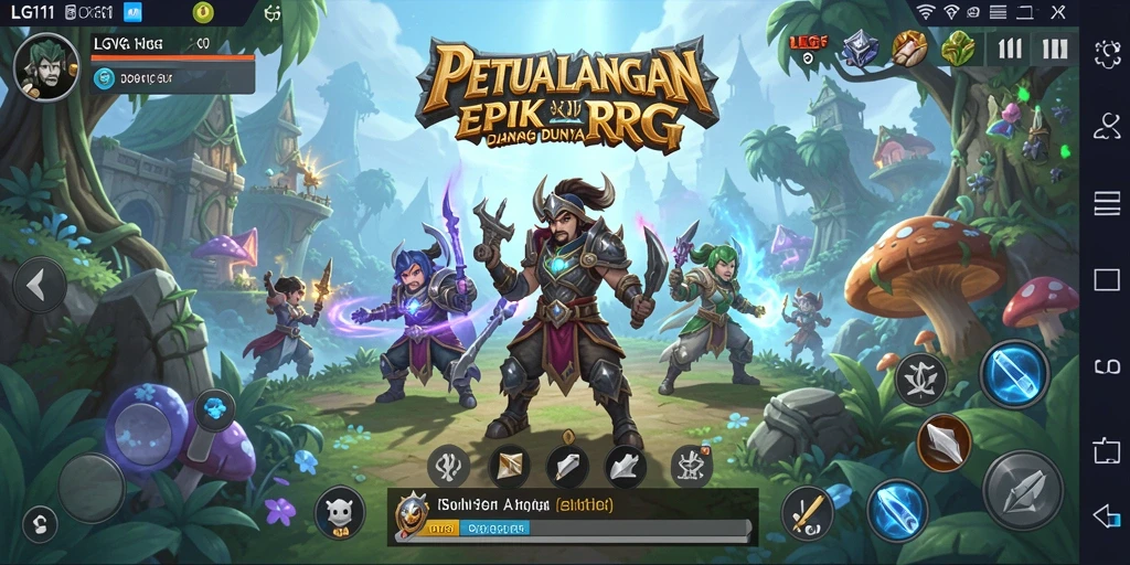 Tampilan gameplay LG111 yang menarik dan penuh aksi RPG.