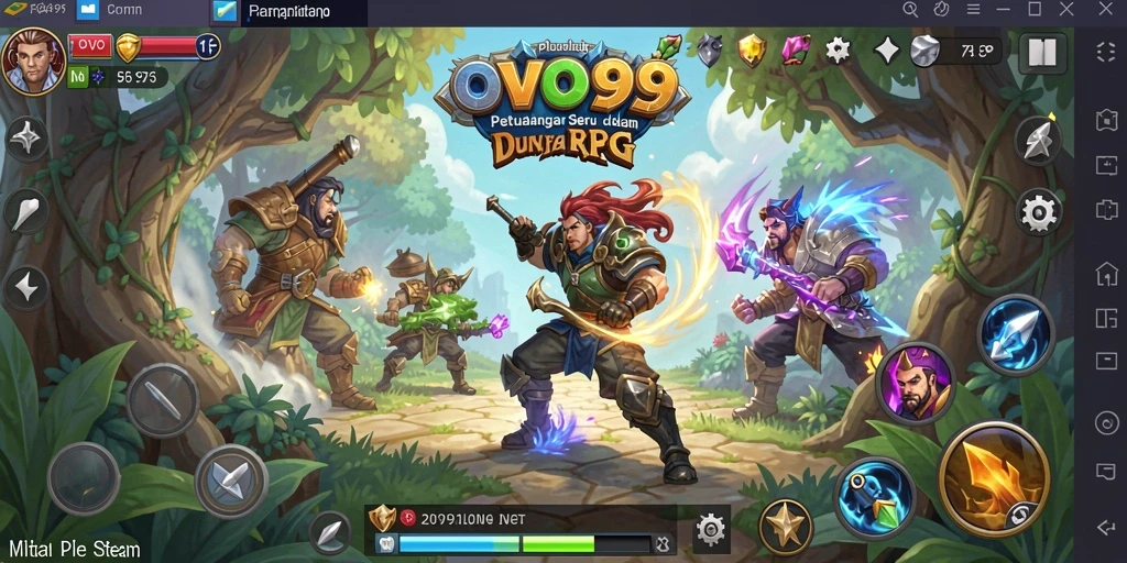 Tampilan gameplay OVO99 yang seru dan imersif.