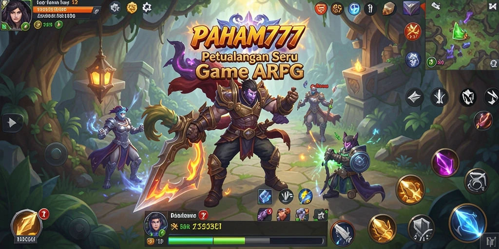 Tangkapan layar utama PAHAM777 menampilkan aksi seru dari gameplay ARPG.